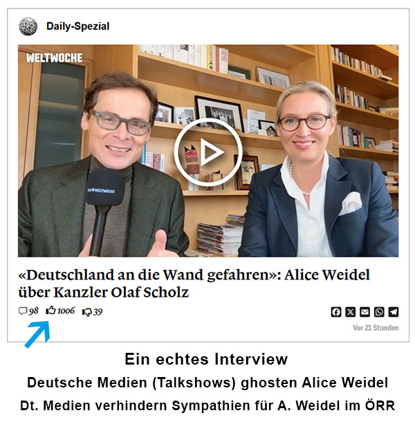 Weidel bei Weltwoche